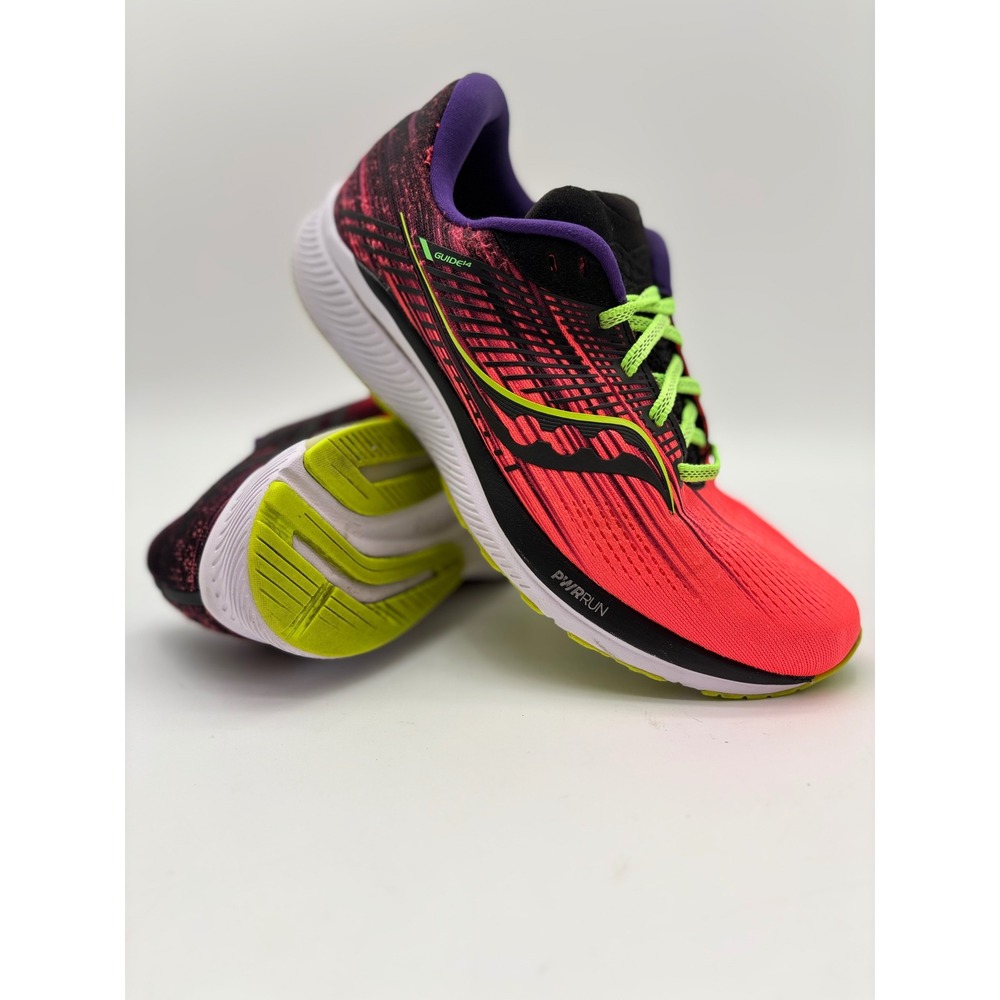 Saucony Guide 14 Womens Running Shoes Future Pink Black S10654-66 Size 9.5